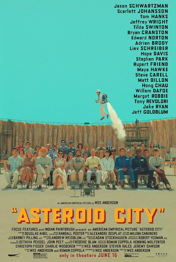 Asteroid City (2023) - French Comedy, Drama, Romance Movie Poster Movie Poster | Film Wall Art Print