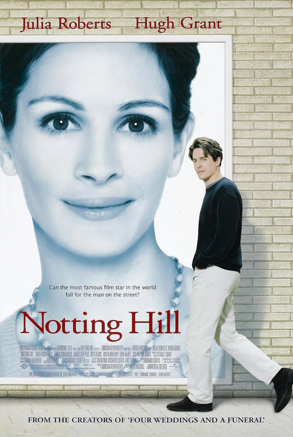 Notting Hill Movie Poster - Romantic Comedy Classic Movie Poster | Film Wall Art Print
