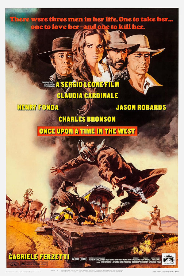 Once Upon A Time in the West (Italian) (1968) Movie Poster Movie Poster | Film Wall Art Print