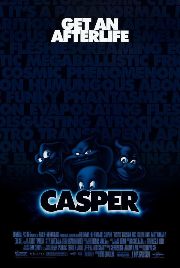 Casper (1995) - Family Comedy Fantasy Movie Poster Movie Poster | Film Wall Art Print