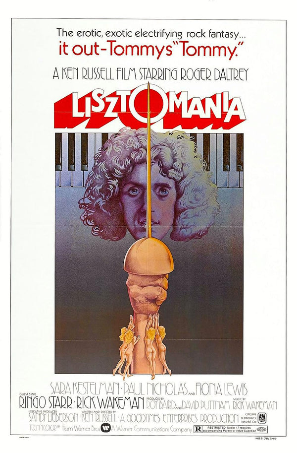 Lisztomania (1975) Movie Poster – Biography, Comedy, Music Movie Poster | Film Wall Art Print