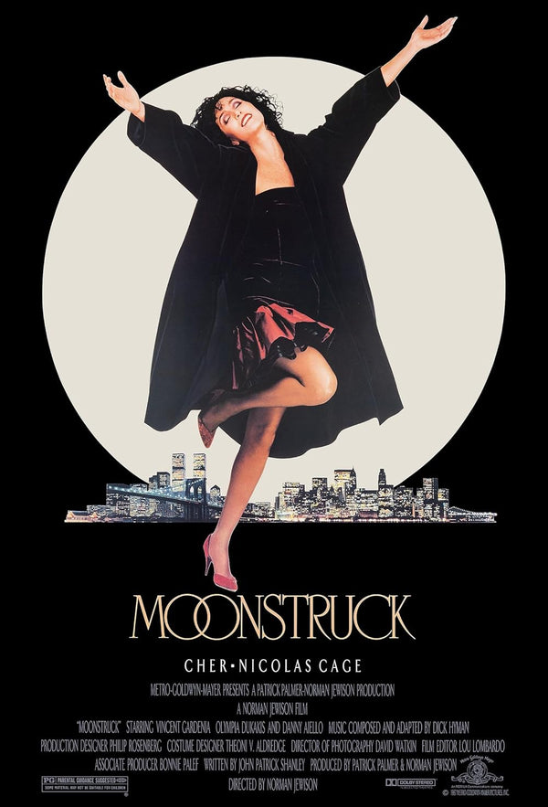 Moonstruck Movie Poster - Classic 1987 Romantic Comedy Film Art Movie Poster | Film Wall Art Print