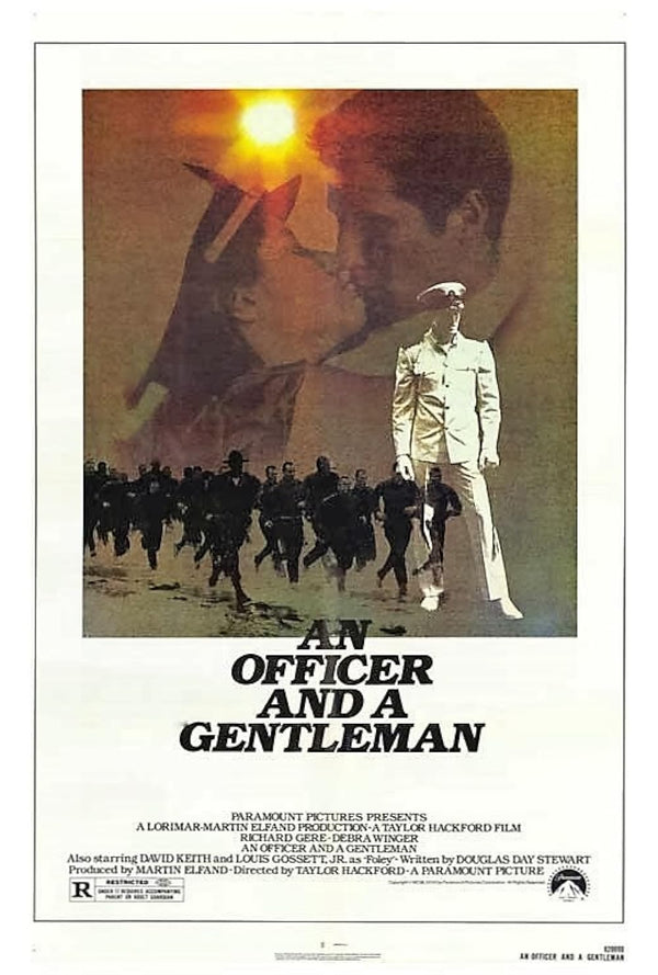 Officer and a Gentleman Movie Poster - Classic 1982 Romance Film Movie Poster | Film Wall Art Print