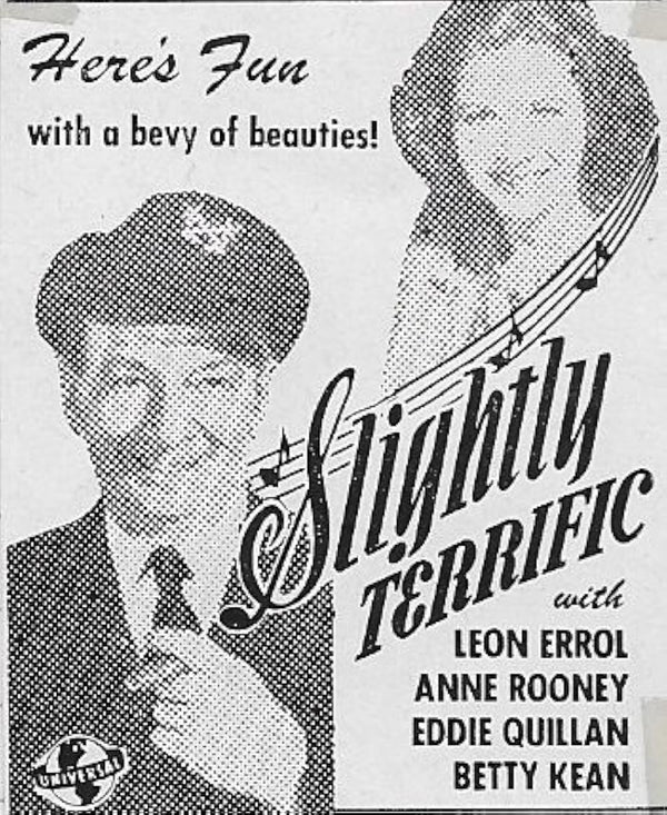 Slightly Terrific (1944) - Classic Comedy & Music Movie Poster Movie Poster | Film Wall Art Print