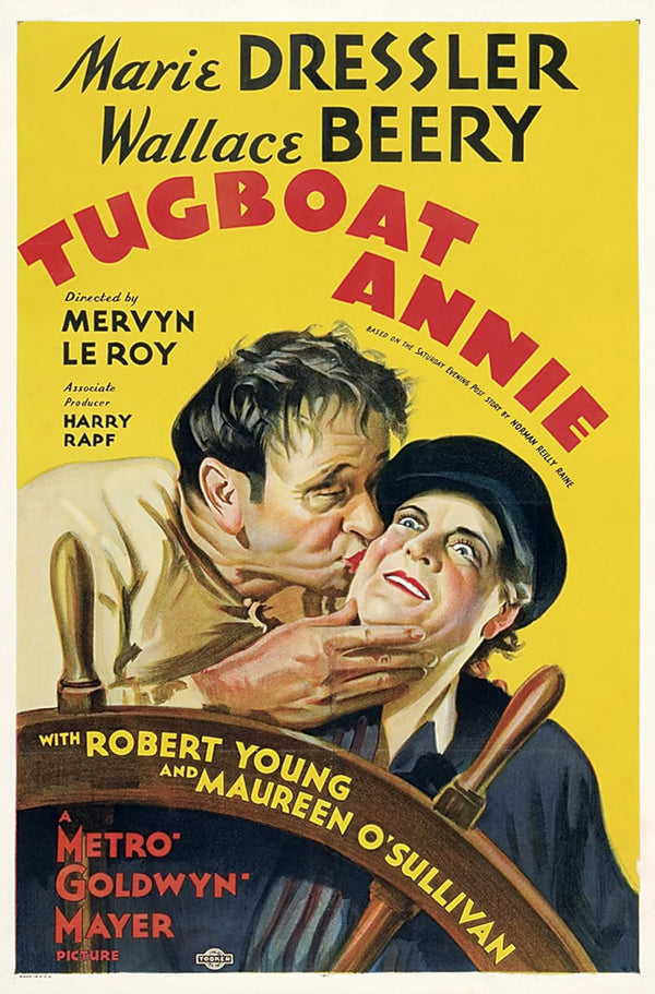 Tugboat Annie (1933) - Classic Comedy Movie Poster Movie Poster | Film Wall Art Print