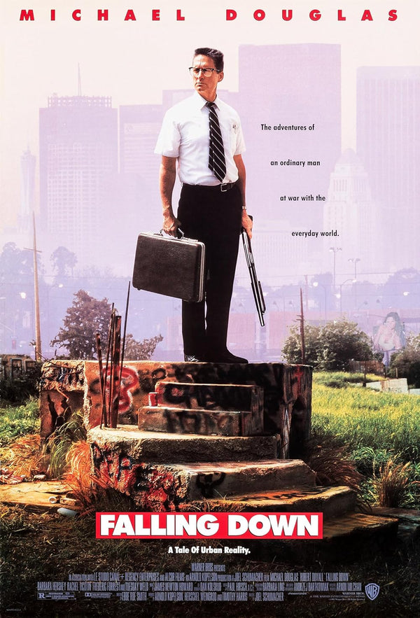 Falling Down Movie Poster - Michael Douglas Thriller Movie Poster | Film Wall Art Print