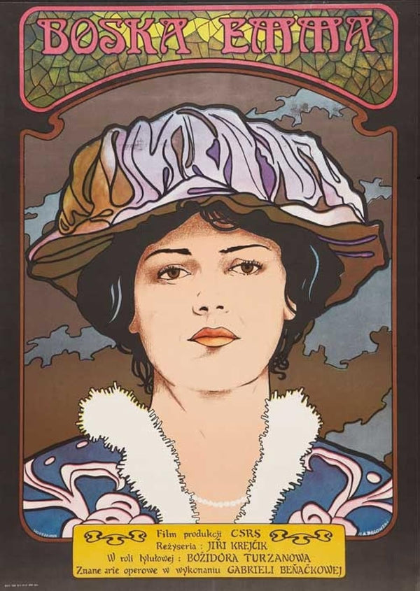 Divine Emma Movie Poster - Vintage Film Art Print Movie Poster | Film Wall Art Print