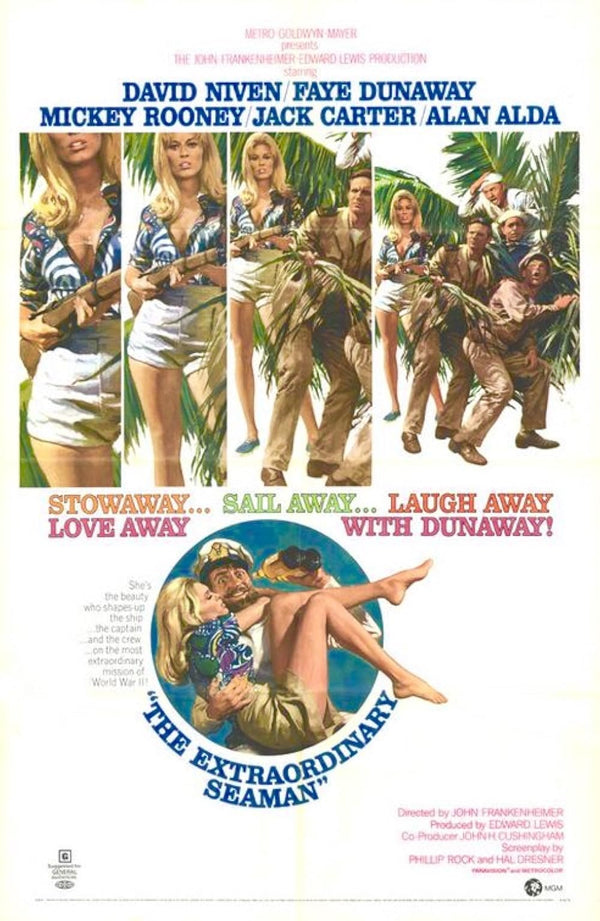 Extraordinary Seaman (1969) Adventure Comedy War Movie - Watch Online Movie Poster | Film Wall Art Print