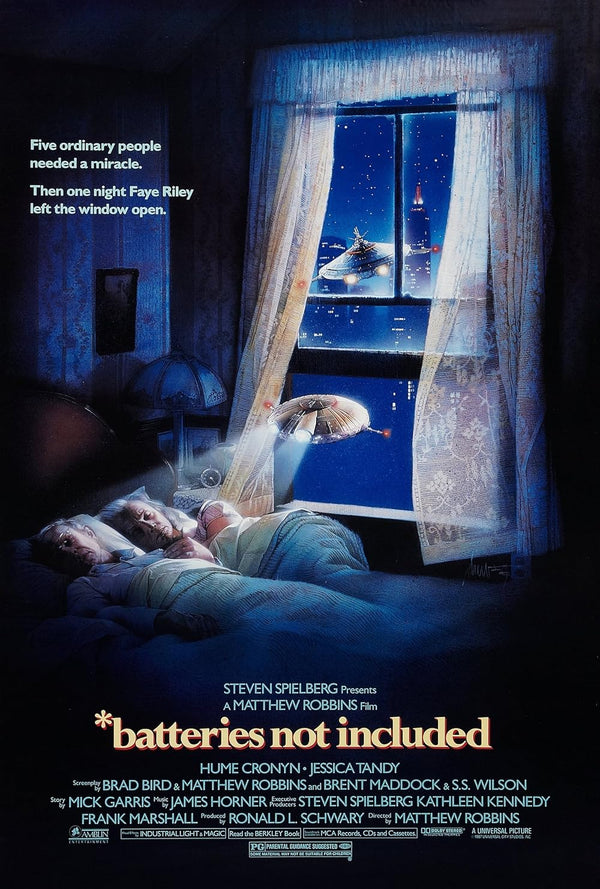 Batteries Not Included (1987) - Comedy, Family, Fantasy Movie Poster Movie Poster | Film Wall Art Print