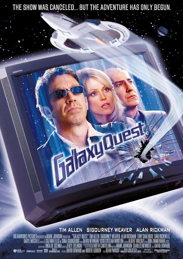Galaxy Quest (1999) - Adventure Comedy Sci-Fi Movie Poster Movie Poster | Film Wall Art Print