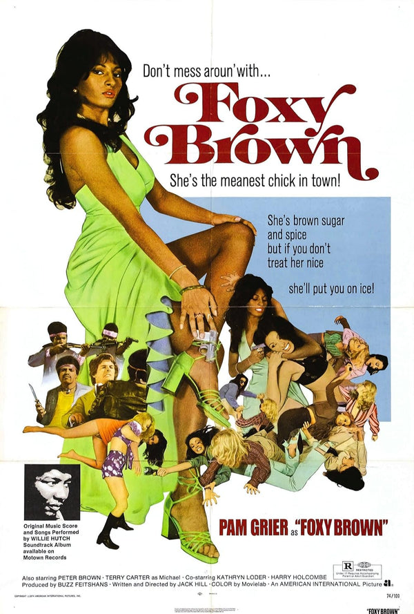 Foxy Brown (1974) – Action Crime Thriller Poster Movie Poster | Film Wall Art Print