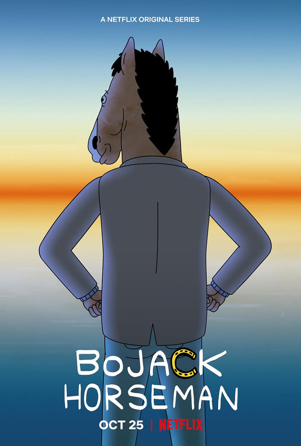 BoJack Horseman TV Series Poster - Animated Comedy Drama Movie Poster | Film Wall Art Print