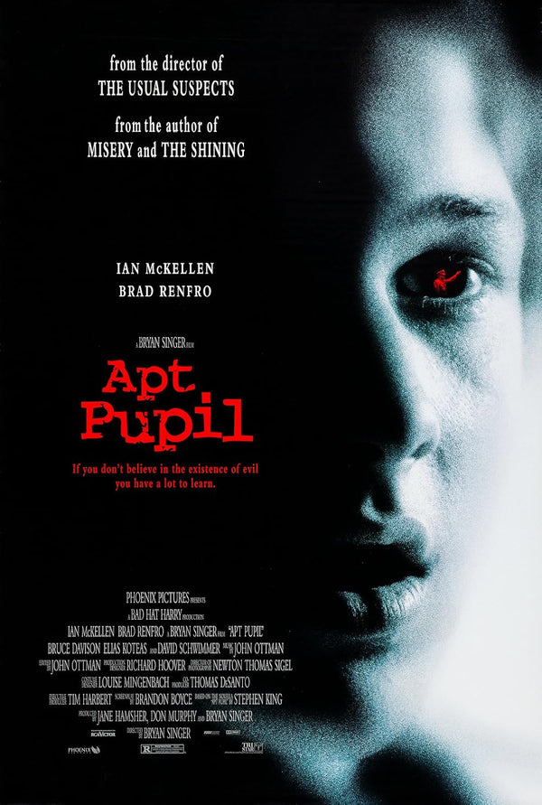 Apt Pupil (1998) - Crime, Drama, Thriller Movie Poster Movie Poster | Film Wall Art Print
