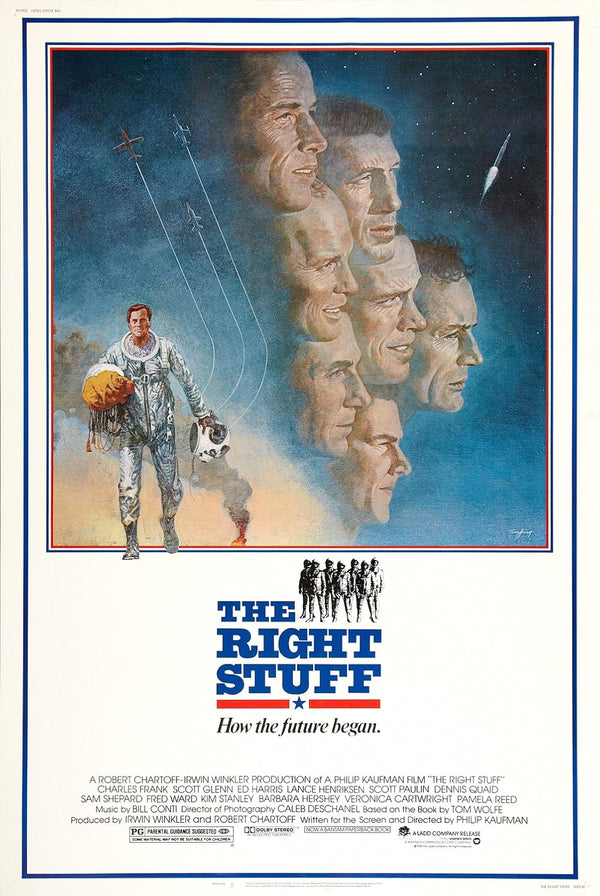 Right Stuff Movie Poster - Classic Space Drama Film Art Movie Poster | Film Wall Art Print