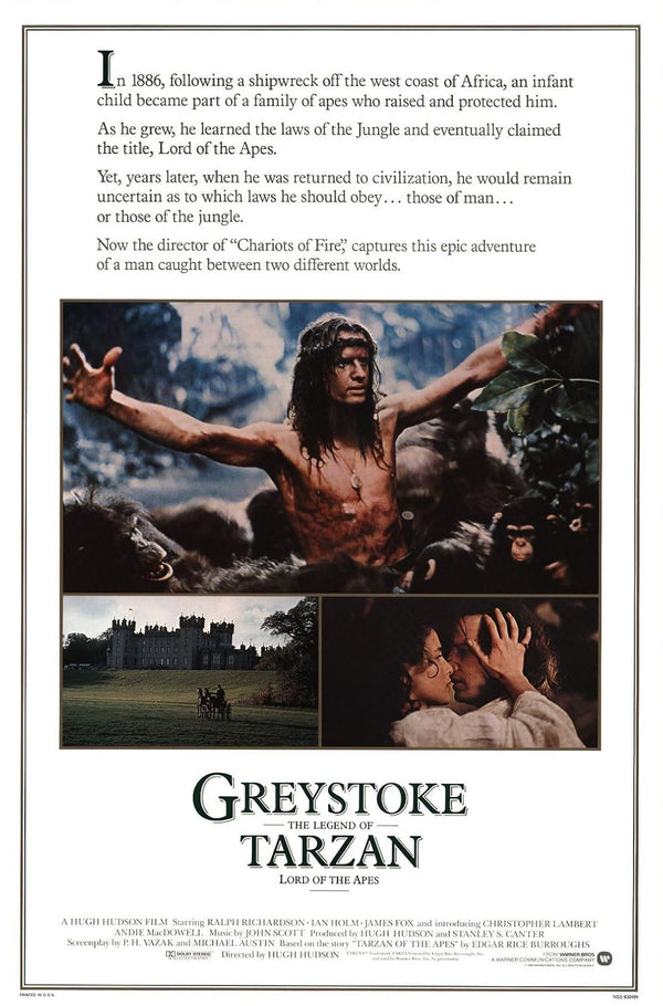 Greystoke: Tarzan's Adventure (1984) Movie Poster Movie Poster | Film Wall Art Print