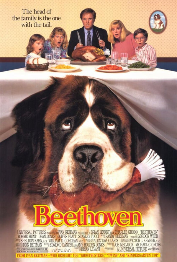 Beethoven (1992) Comedy Drama Family Movie - Watch Online Movie Poster | Film Wall Art Print