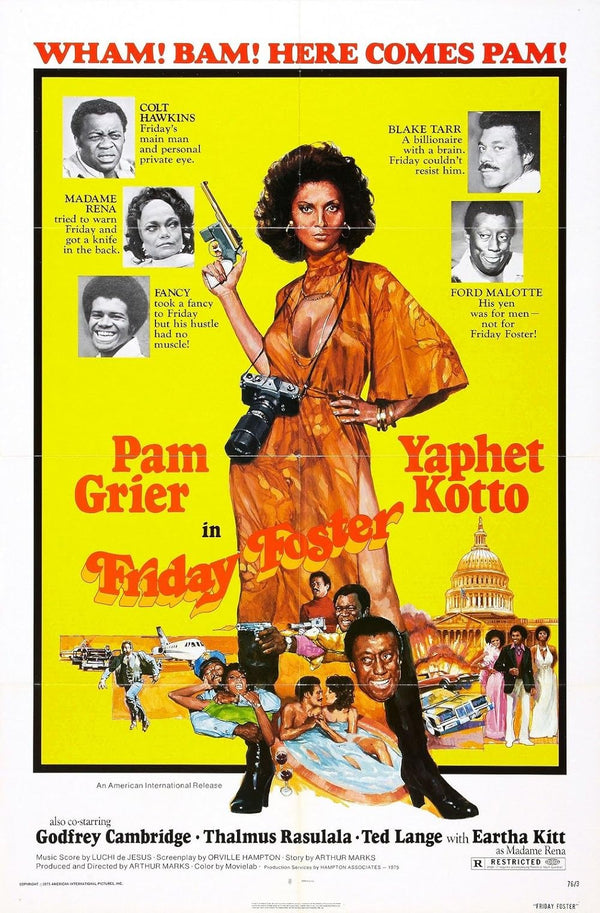 Friday Foster (1975) - Classic Action Movie Poster Movie Poster | Film Wall Art Print