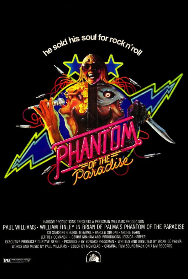 Phantom of the Paradise Movie Poster - Brian De Palma Cult Classic Movie Poster | Film Wall Art Print