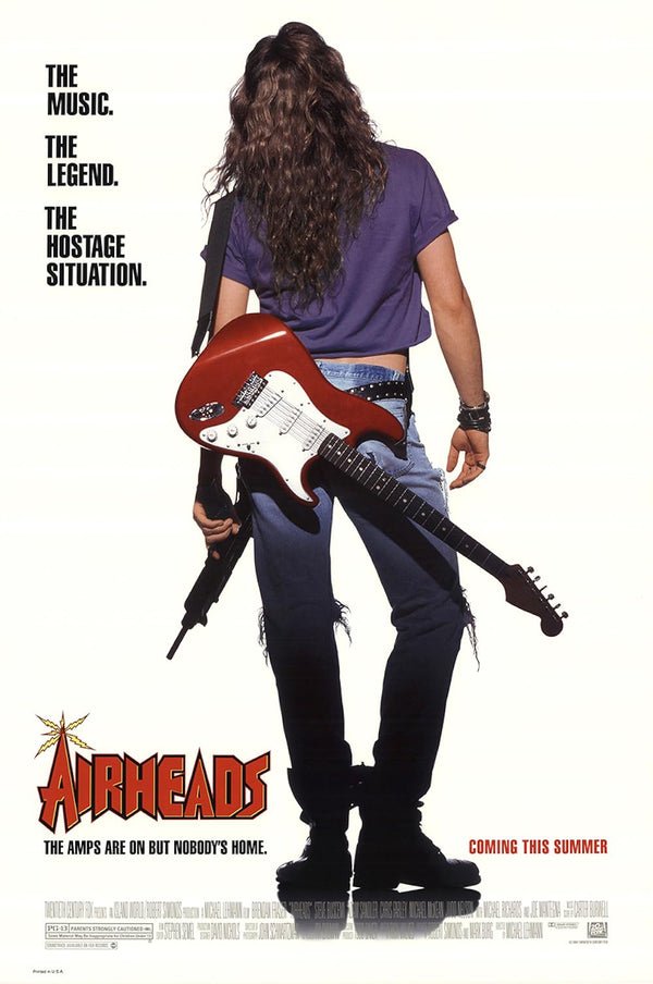Airheads (1994) - Hilarious Comedy Crime & Music Movie Poster Movie Poster | Film Wall Art Print