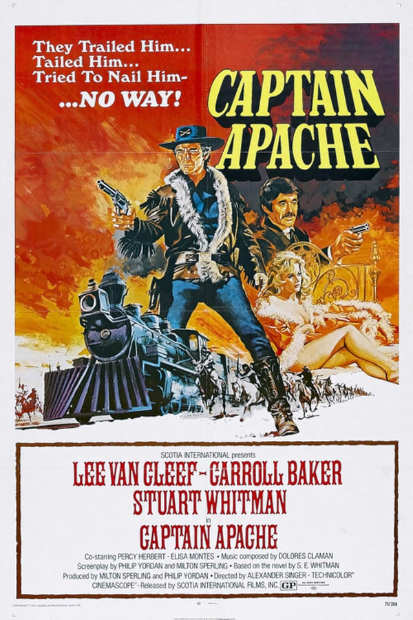Captain Apache (1971) Action, Crime, Drama Movie Poster Movie Poster | Film Wall Art Print