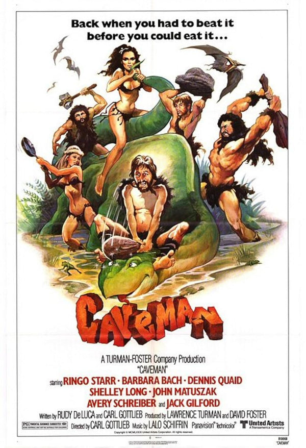 Caveman (1981) - A Hilarious Comedy Romance Movie Movie Poster | Film Wall Art Print