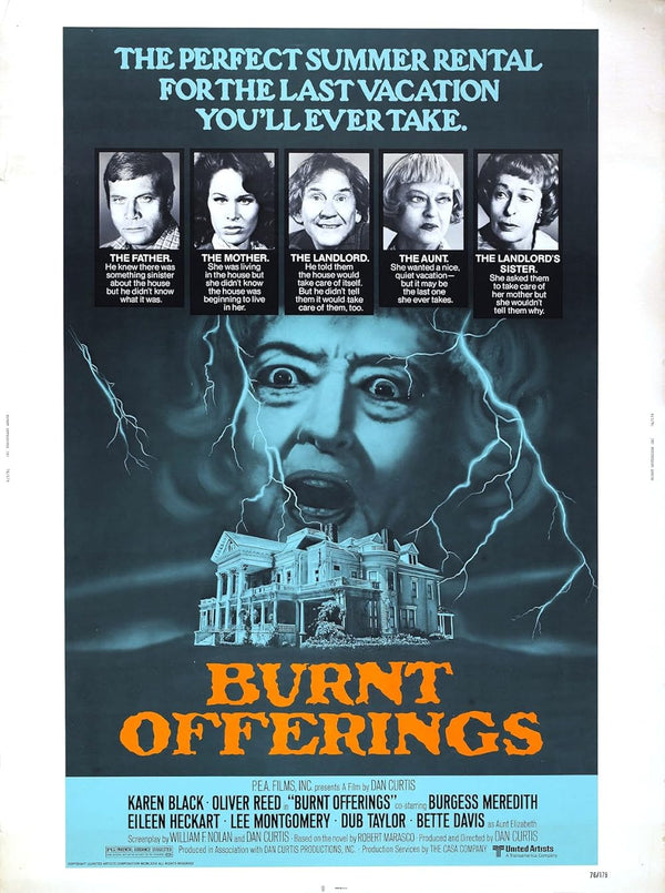 Burnt Offerings (1976) Movie Poster – Haunting Horror Thriller Movie Poster | Film Wall Art Print