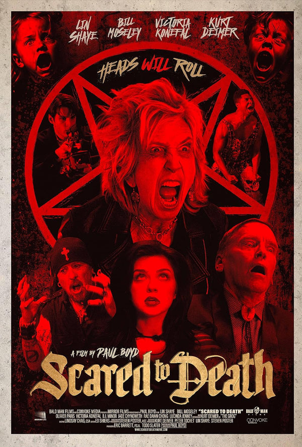 Scared To Death (2024) - Hilarious Horror Comedy Thrills Movie Poster | Film Wall Art Print