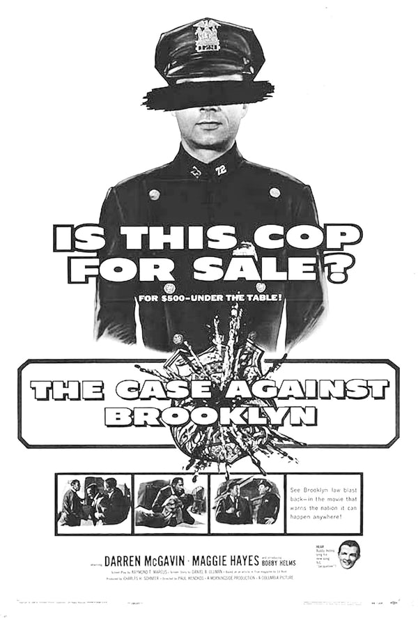 Case Against Brooklyn (1958) – Crime Drama Film-Noir Poster Movie Poster | Film Wall Art Print