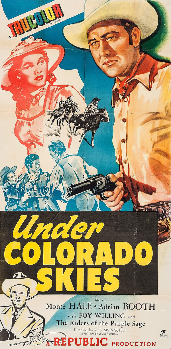 Under Colorado Skies (1947) - Classic Western Drama Poster Movie Poster | Film Wall Art Print