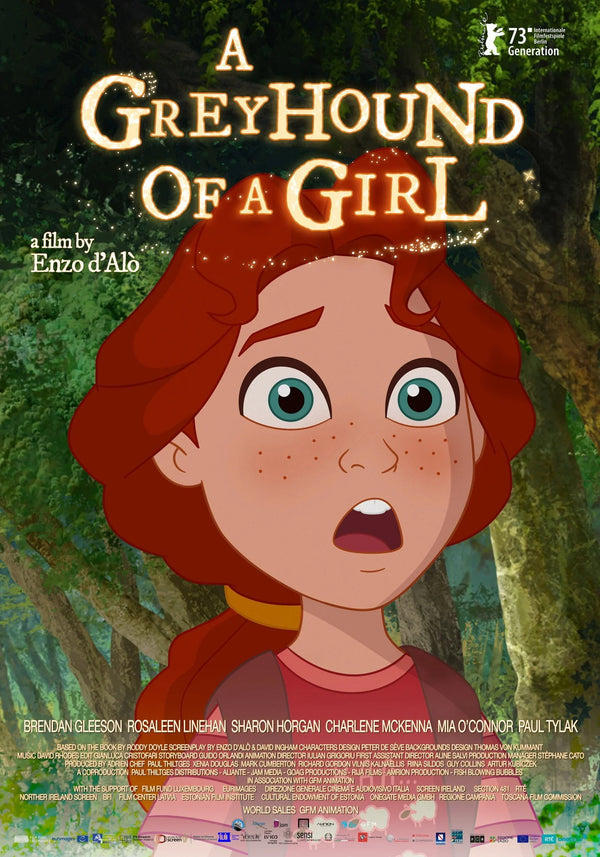 A Greyhound of a Girl (2023) Animated Poster - Premium Movie Poster