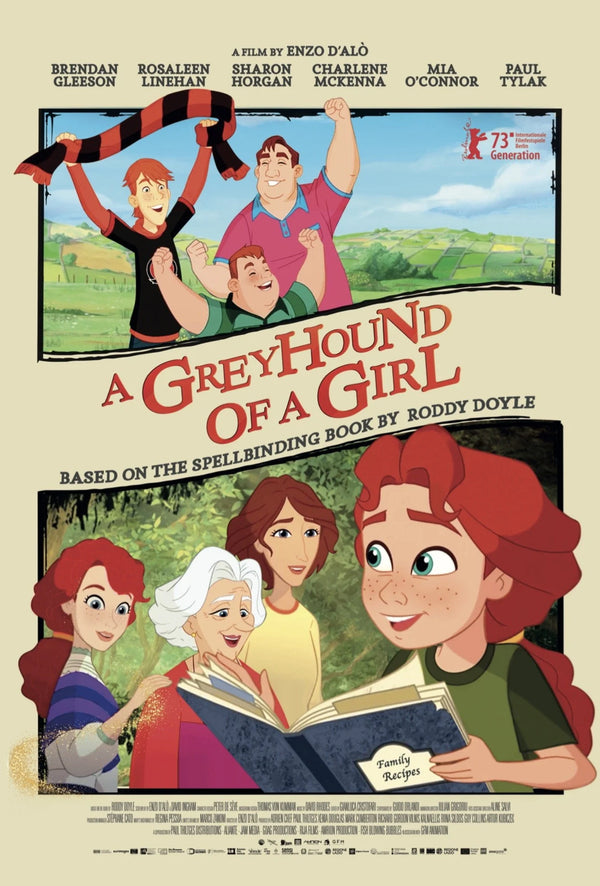 A Greyhound of a Girl (2023) Animated Wall Art - Premium Movie Poster