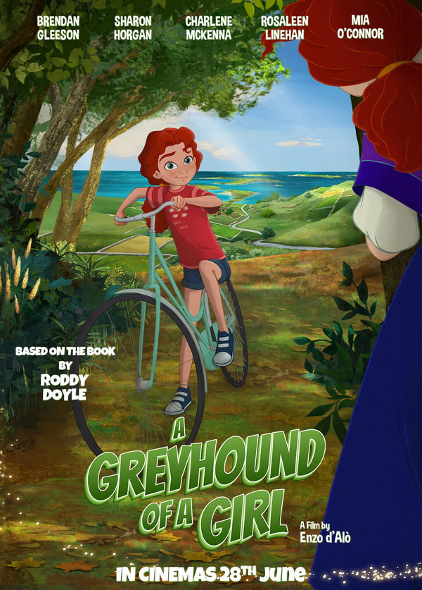 A Greyhound of a Girl (2023) Animation Poster - Premium Movie Poster