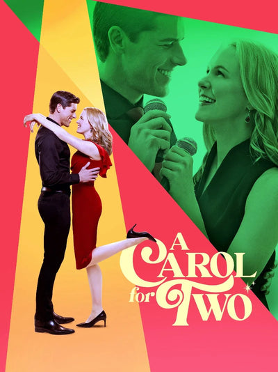 A Carol For Two Movie Poster | Holiday Romance Film Art Movie Poster | Film Wall Art Print