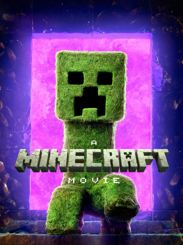 A Minecraft Movie Poster - Official 2025 Film Artwork Movie Poster | Film Wall Art Print