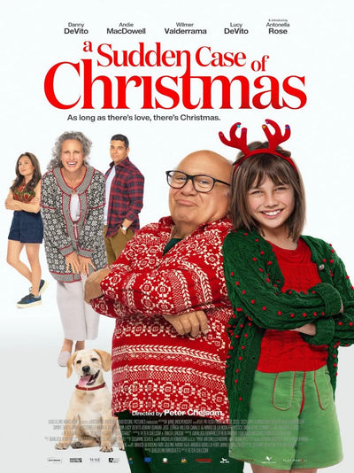 A Sudden Case of Christmas Movie Poster - Holiday Film Art Movie Poster | Film Wall Art Print