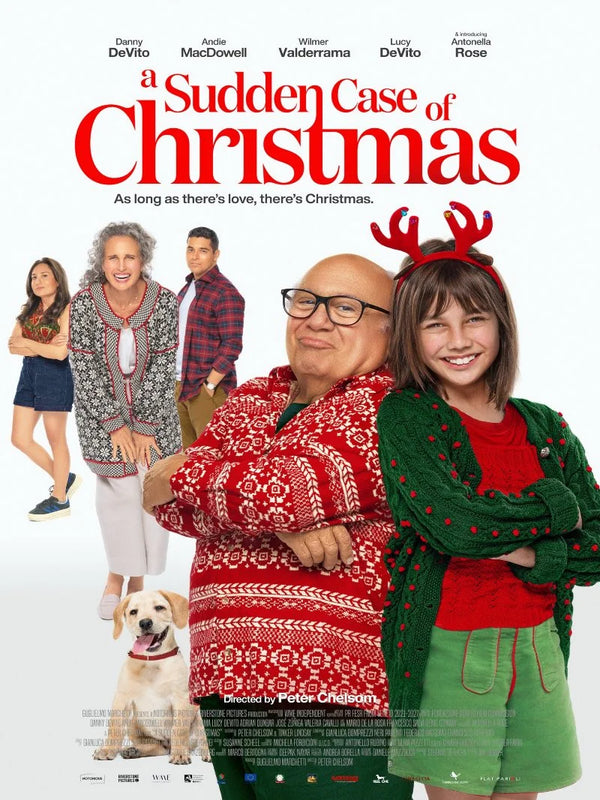 A Sudden Case of Christmas Movie Poster - Holiday Film Art Movie Poster | Film Wall Art Print