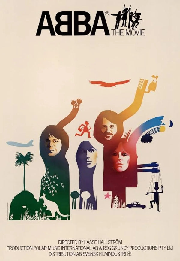 ABBA: The Movie Poster - Classic 1977 Musical Film Art Movie Poster | Film Wall Art Print