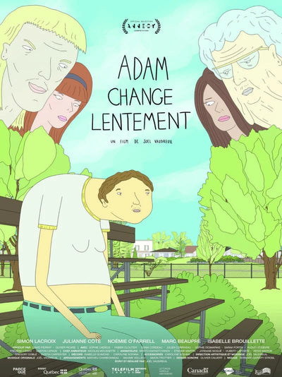 Adam Change Lentement Movie Poster - French Drama Film Art Movie Poster | Film Wall Art Print