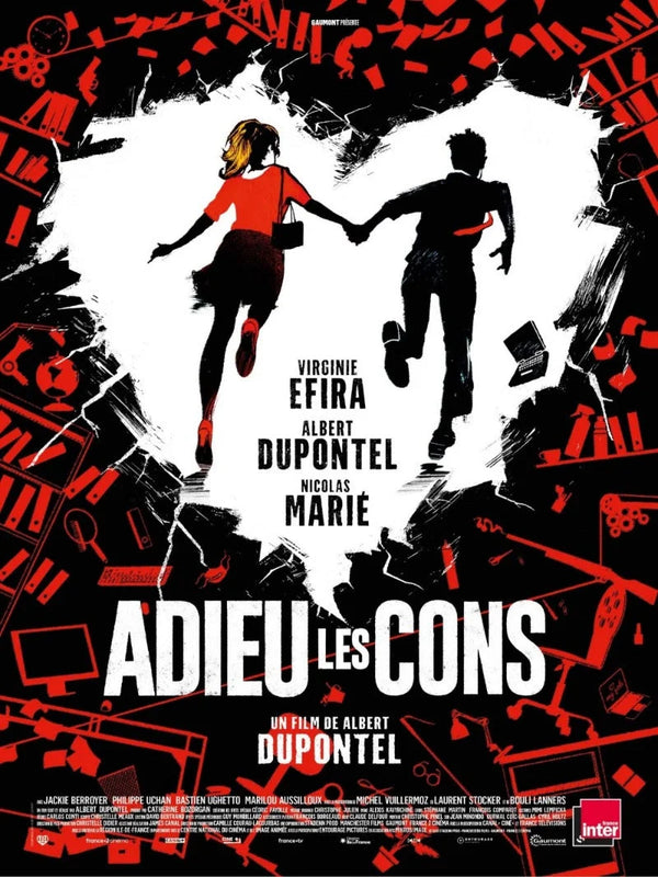 Adieu les cons Movie Poster - French Comedy Film Art Movie Poster | Film Wall Art Print