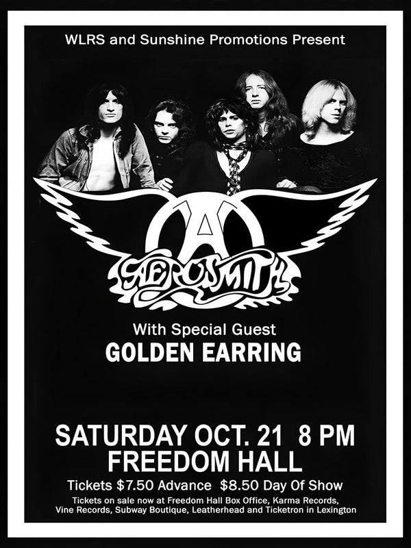 Aerosmith Live Concert at Freedom Hall October 21 Poster Movie Poster | Film Wall Art Print