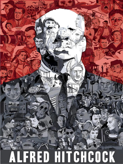 Alfred Hitchcock Cinematic Wall Art - Movie Poster Print Movie Poster | Film Wall Art Print