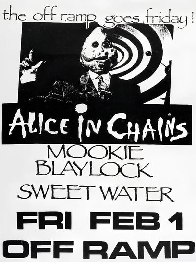 Alice in Chains Mookie Blaylock Sweet Water Poster Movie Poster | Film Wall Art Print