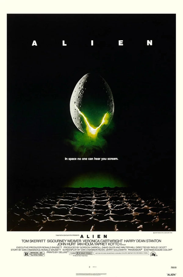 Alien Movie Poster - Iconic 1979 Sci-Fi Horror Film Art Movie Poster | Film Wall Art Print