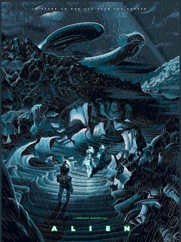 Alien Cinematic Wall Art - Movie Poster Print Movie Poster | Film Wall Art Print
