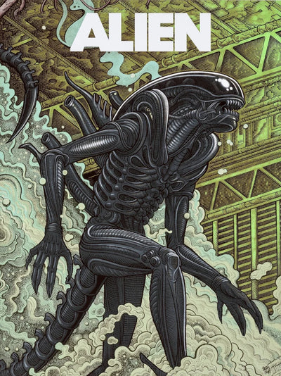 Alien Wall Art - Sci-Fi Movie Poster Prints & Decor Movie Poster | Film Wall Art Print