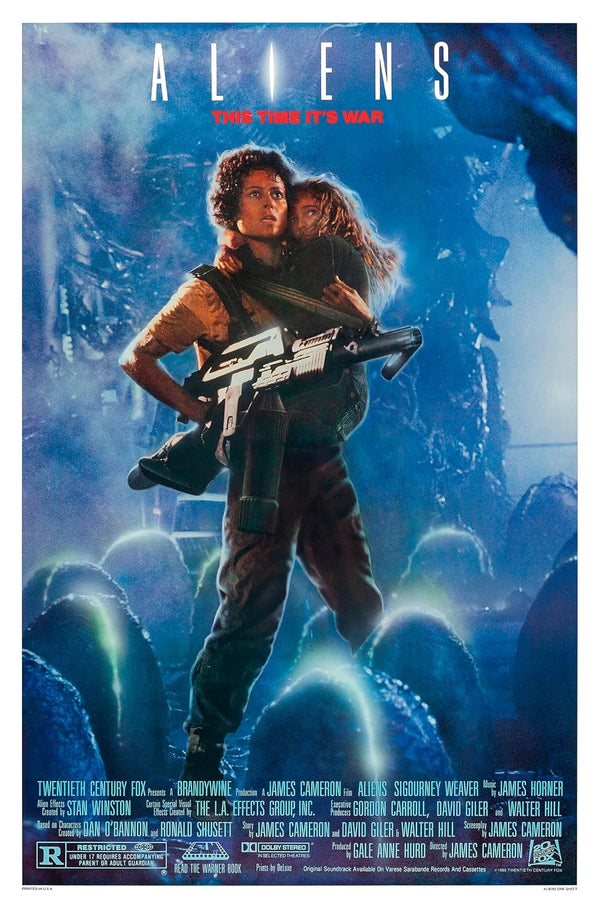 Aliens Movie Poster - Iconic Sci-Fi Horror Artwork Movie Poster | Film Wall Art Print