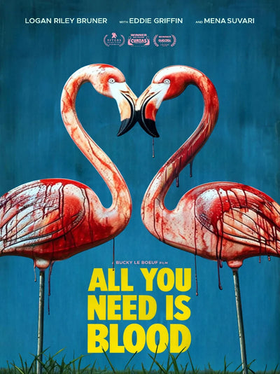 All You Need Is Blood Movie Poster - Horror Comedy Film Art Movie Poster | Film Wall Art Print