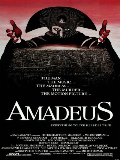 Amadeus Movie Poster - Classic Film Art Print Movie Poster | Film Wall Art Print