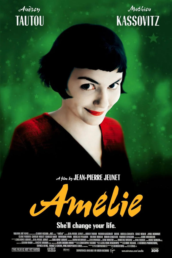 Amélie Movie Poster - Iconic French Film Art Print Movie Poster | Film Wall Art Print