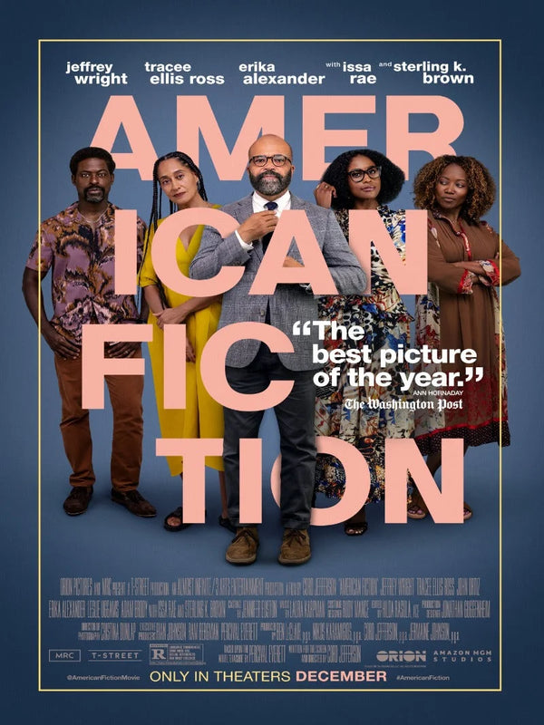 American Fiction Movie Poster - Official Film Artwork Movie Poster | Film Wall Art Print